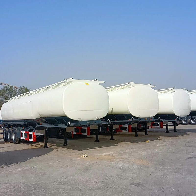 42cbm Aluminium Oil Tanker Trailer For Sale