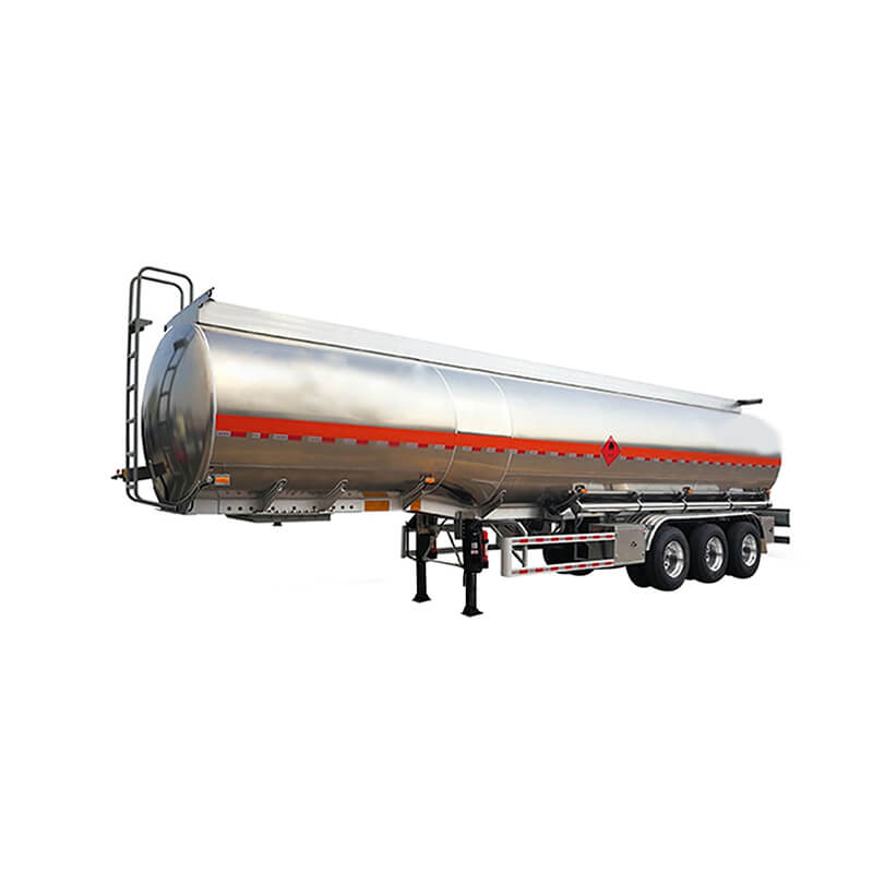 3 Axles 45000liters 4 Compartments Fuel Tanker Semi Trailers