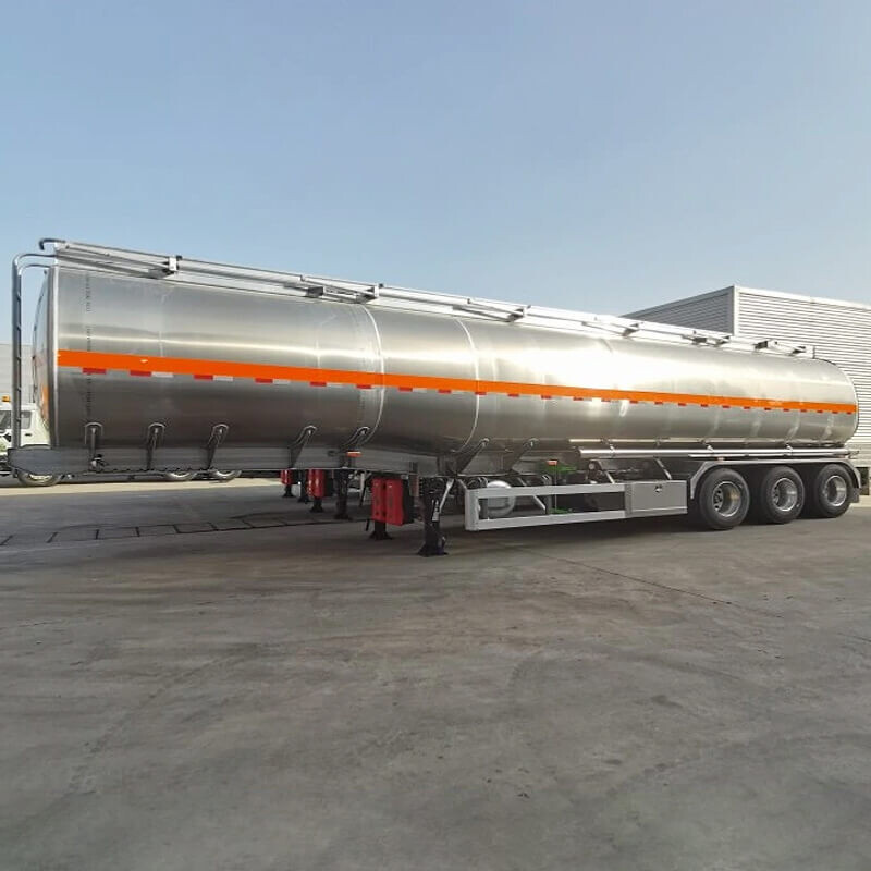3 Axles 45000liters 4 Compartments Fuel Tanker Semi Trailers