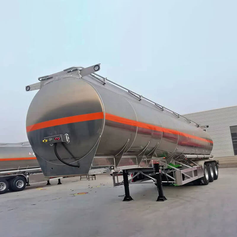 3 Axles 45000liters 4 Compartments Fuel Tanker Semi Trailers