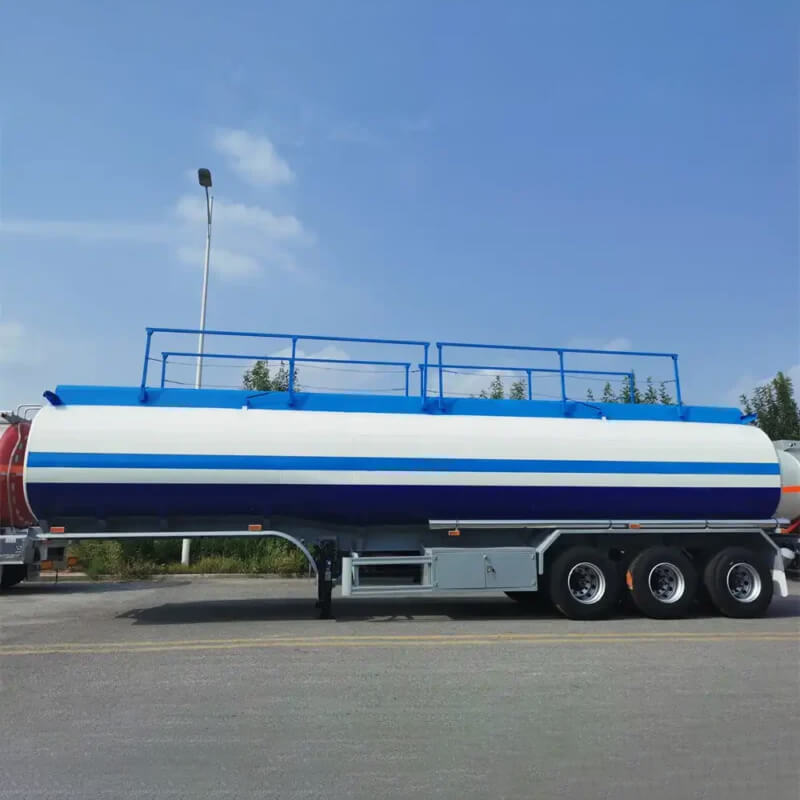 3 Axle 40000l Carbon Steel Tanker Trailer