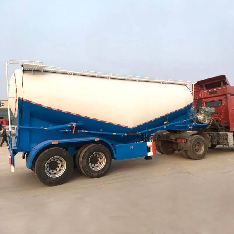 2 Axle 28CBM Cement Bulker Tank Trailer
