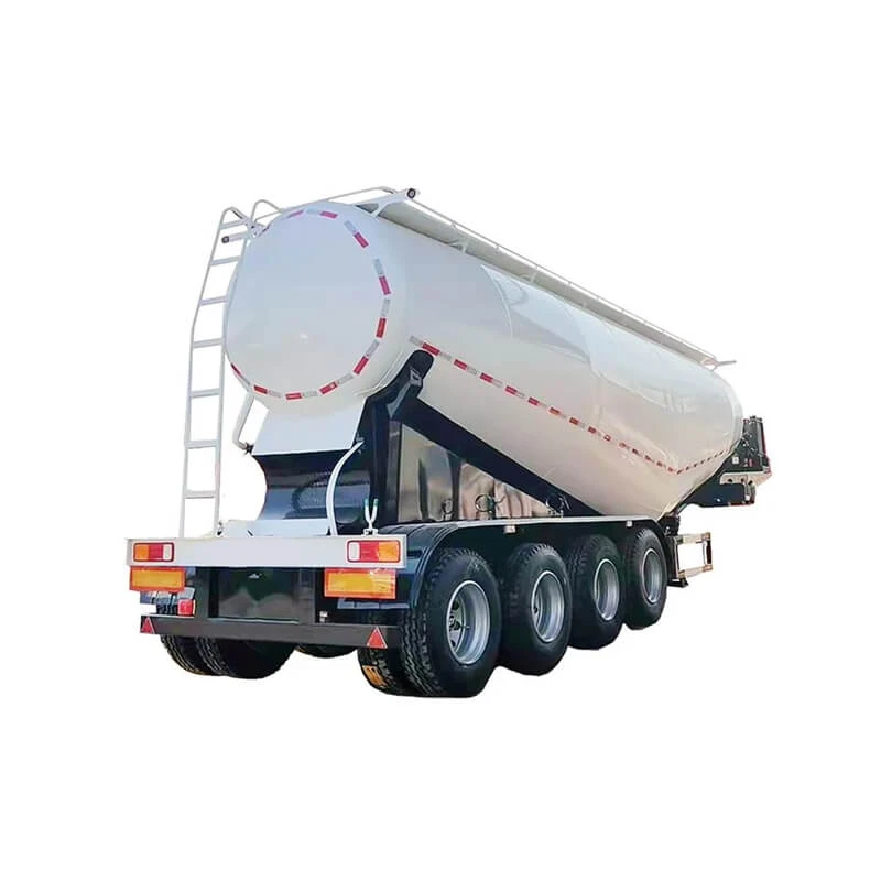 4 Axle Bulk Cement Tank Semi Trailer