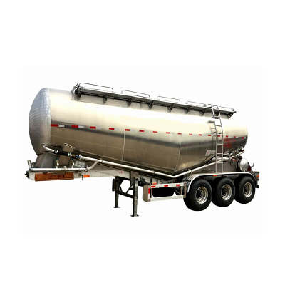 Aluminum Alloy Bulker Cement Tank Semi Trailer