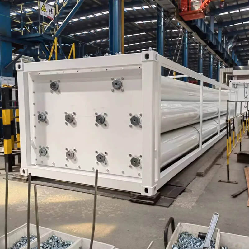 CNG H2 Tubes Container Semi Trailer