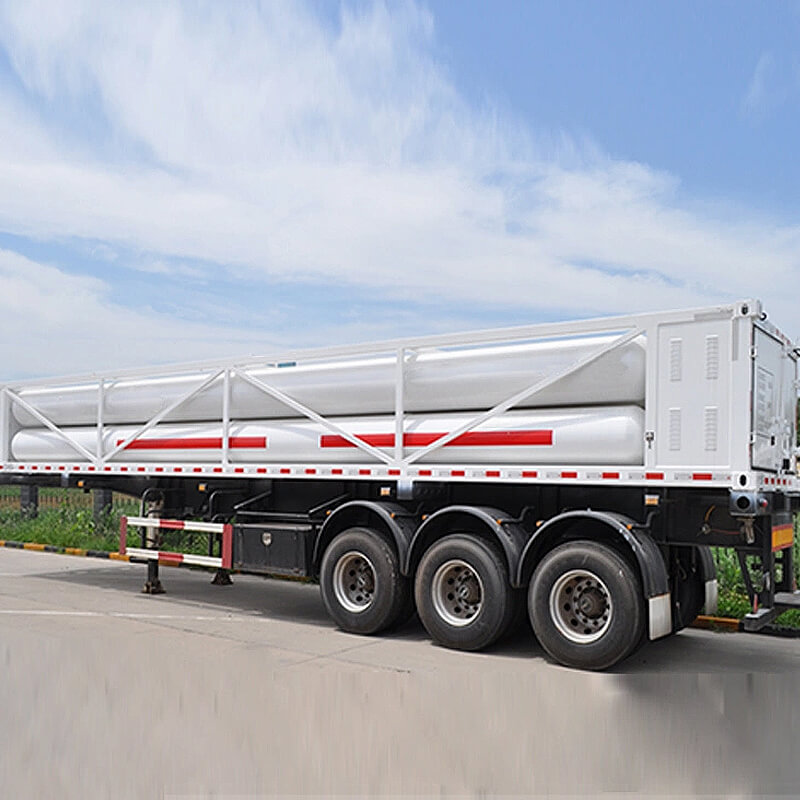 CNG H2 Tubes Container Semi Trailer