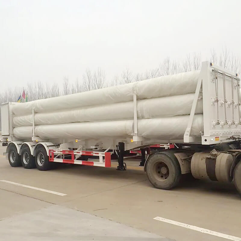 CNG H2 Tubes Container Semi Trailer