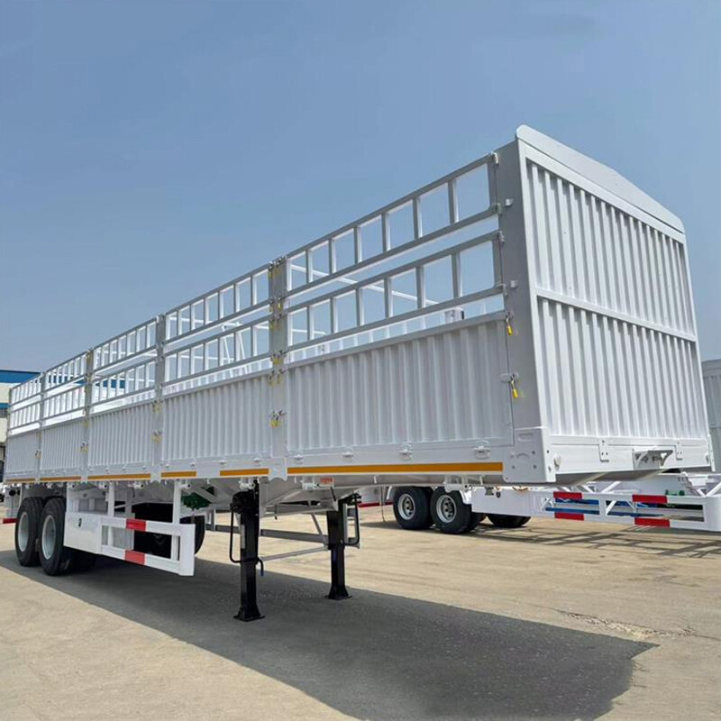 3 Axle 25Ton Fence Bulk Cargo Full Trailer