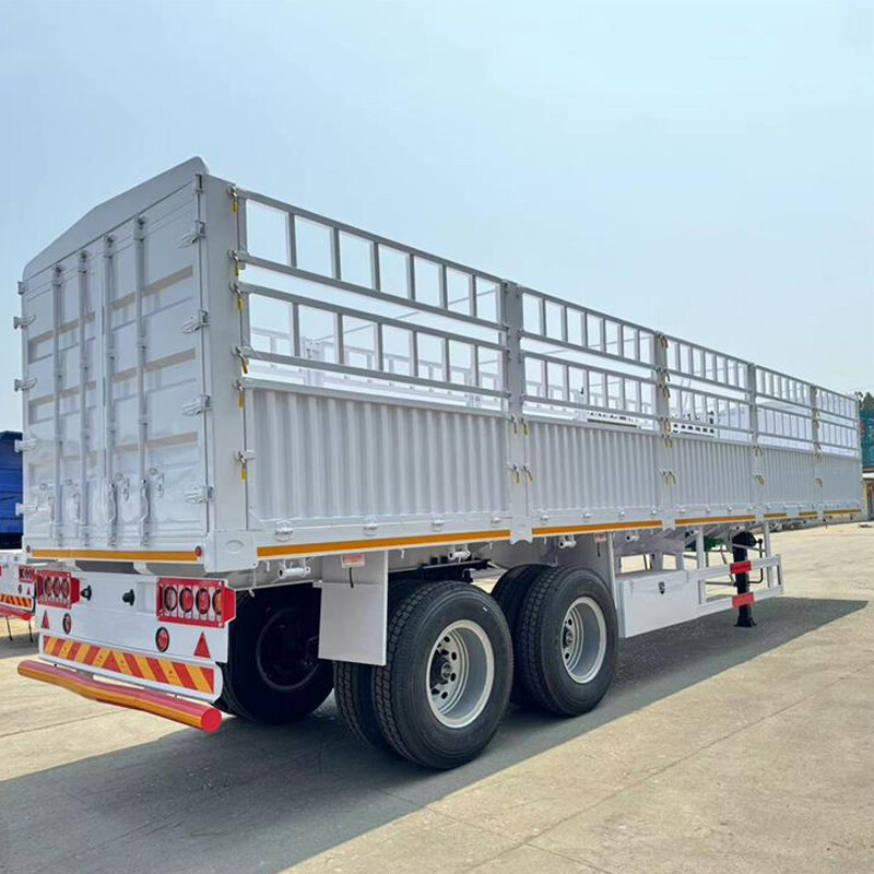 3 Axle 25Ton Fence Bulk Cargo Full Trailer