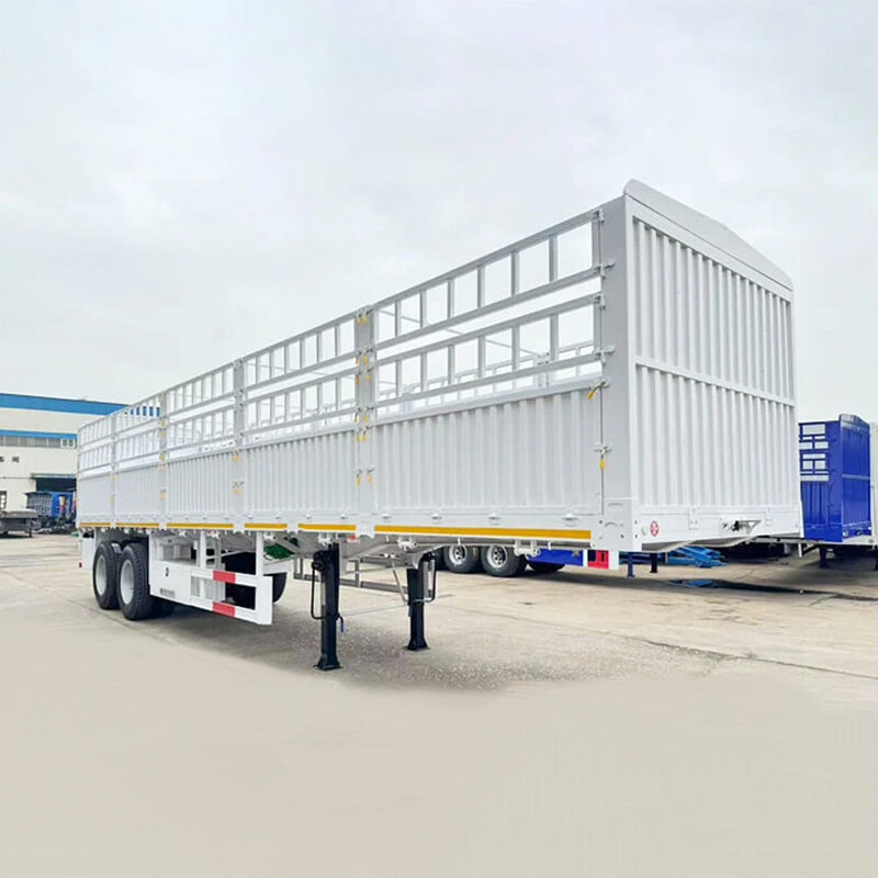 3 Axle 25Ton Fence Bulk Cargo Full Trailer