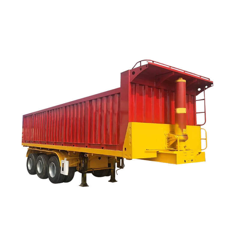 3 Axle End Dump Trailer For Sale