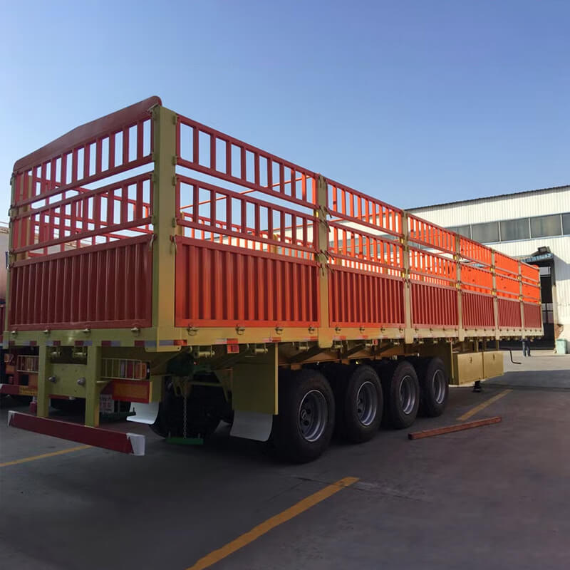 4 Axles Dropsides Bulk Cargo Traile