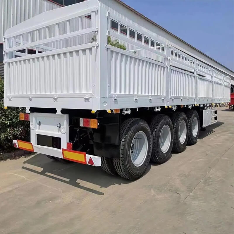 4 Axles Dropsides Bulk Cargo Traile