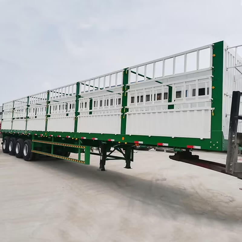 Brand Green Fence Semi Trailer For Sale