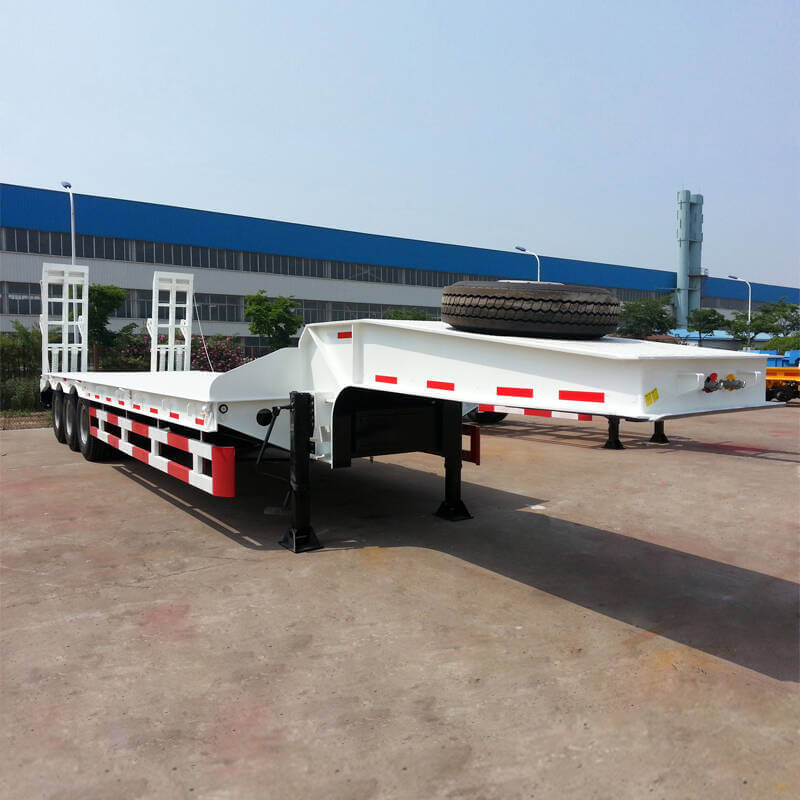 3 Axles Lowboy Semi Trailer