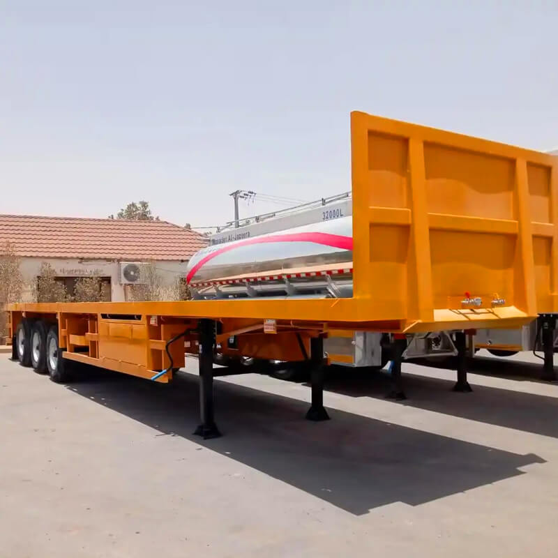 60Tons Flatbed Trailer