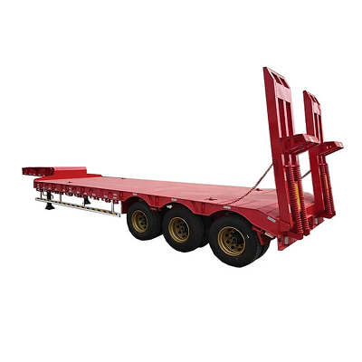 3 Axles Lowboy Semi Trailer