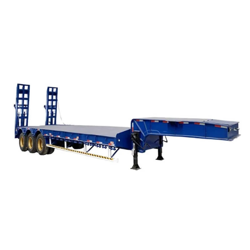 80Tons Lowboy Semi Trailer