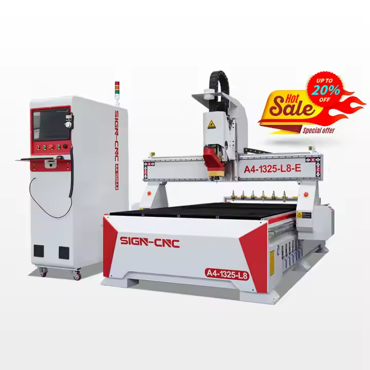 ATC CNC machine tool woodworking router 3-axis woodworking 1325 CNC router automatic tool change