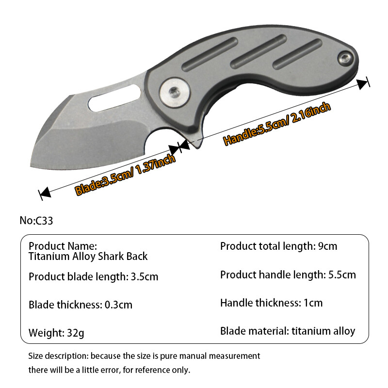 Titanium Alloy Shark Back