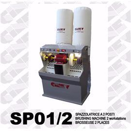 SP01-2 máy đánh bóng và vệ sinh bụi hai đầu