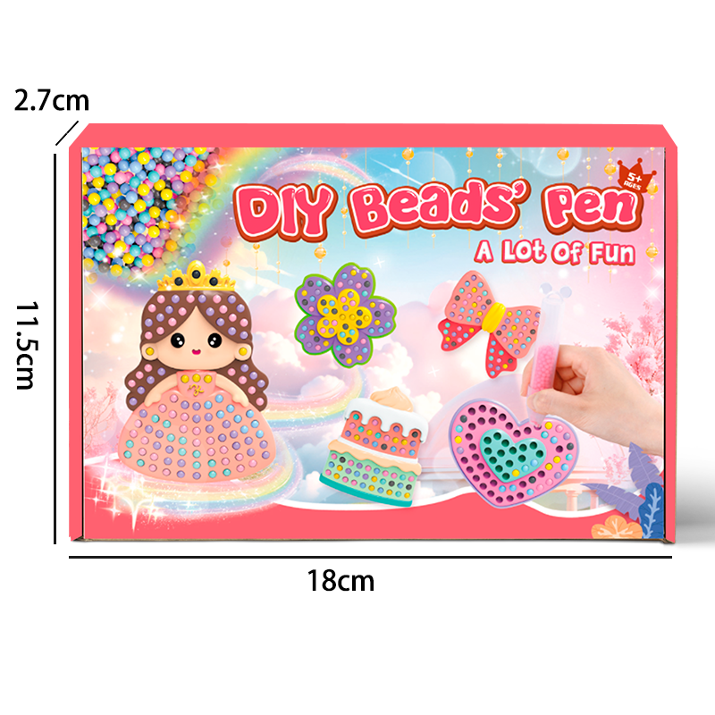 6-point ballpoint pen + 5 types of soft rubber patterns + 1 piece of adhesive sticker