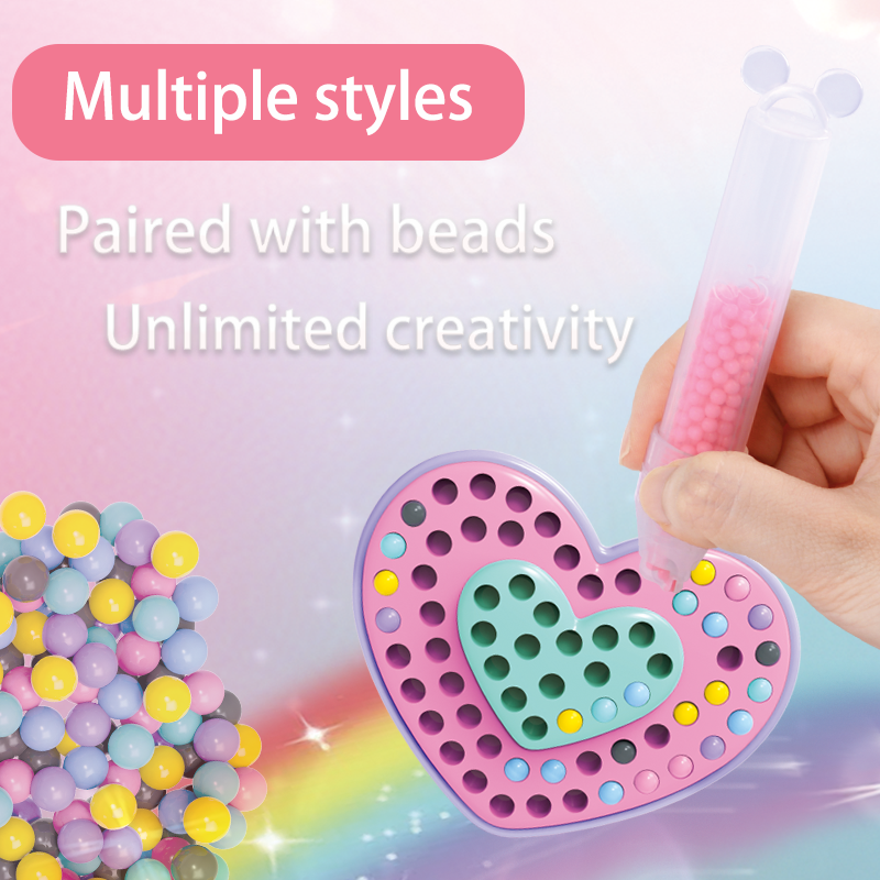 6-point ballpoint pen + 10 styles of soft rubber patterns + 2 adhesive stickers