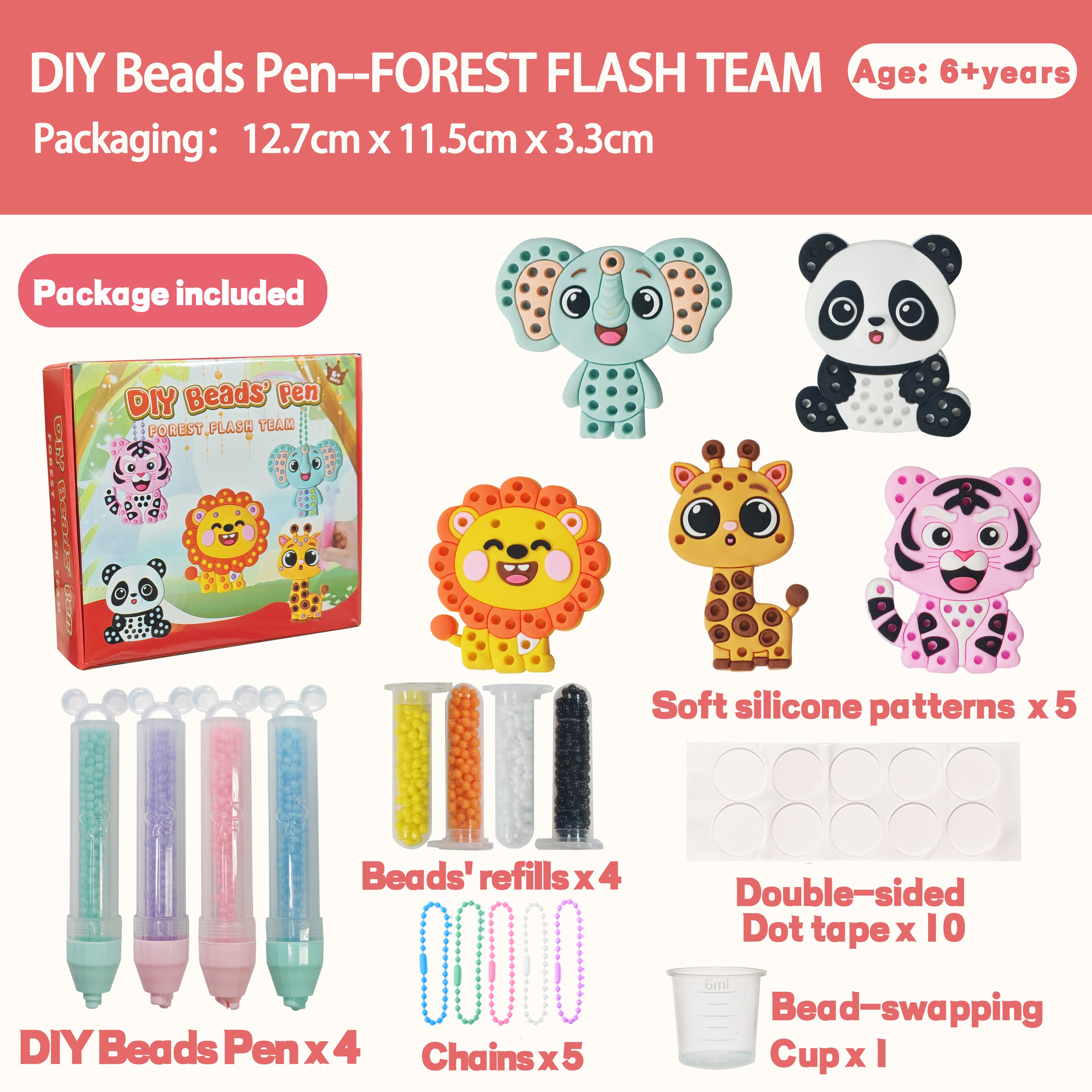 DIY Bead's Pen FOREST FLASH TEAM