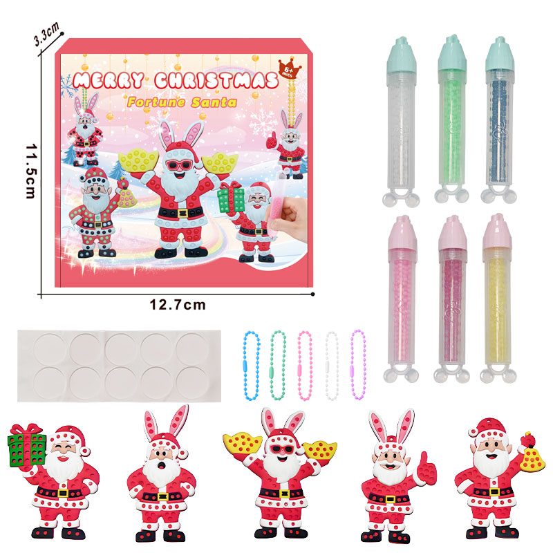 DIY Bead's Pen  Fortune Santa