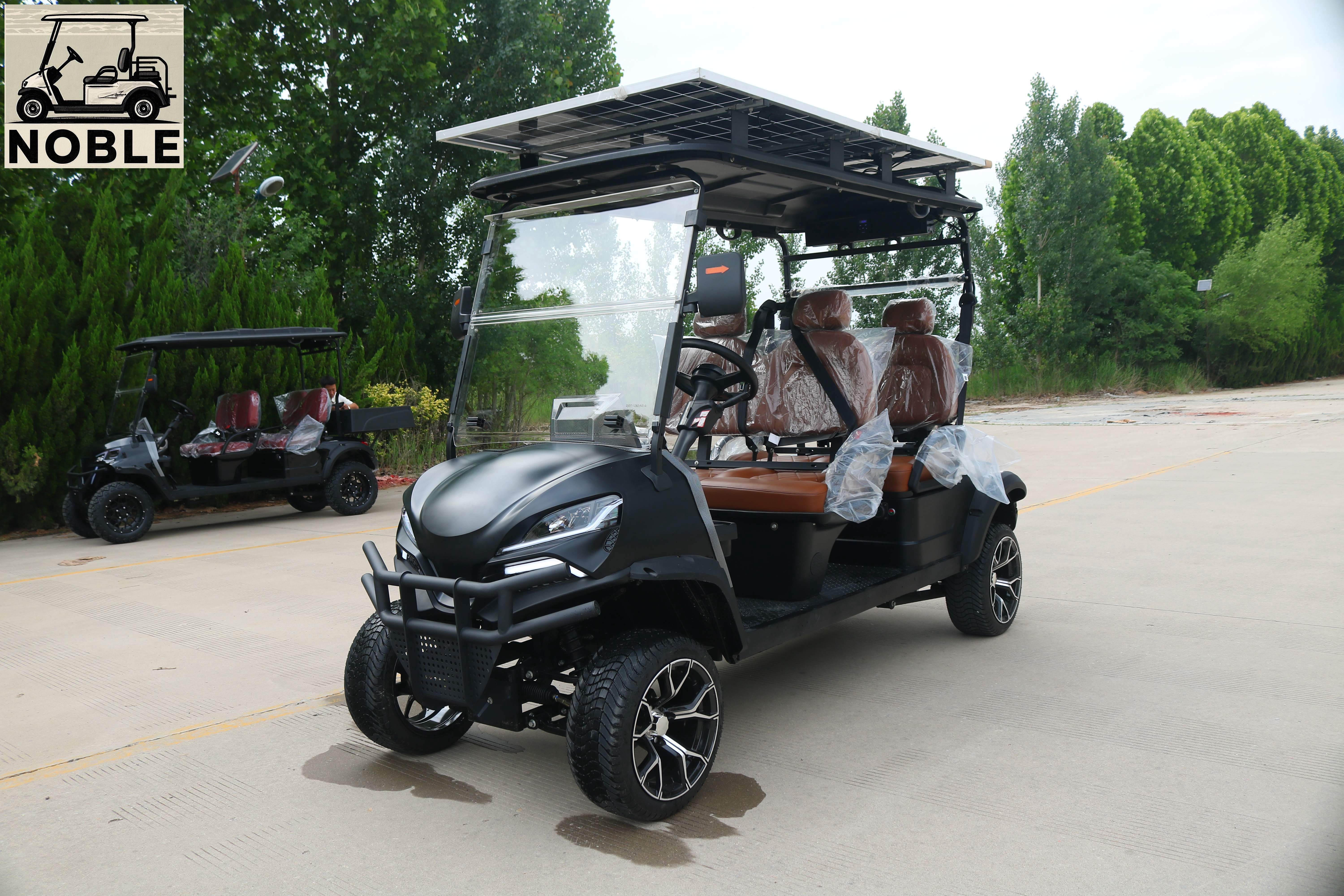 Voiturette de golf 4 places avec panneau solaire NOBLE X660GA4