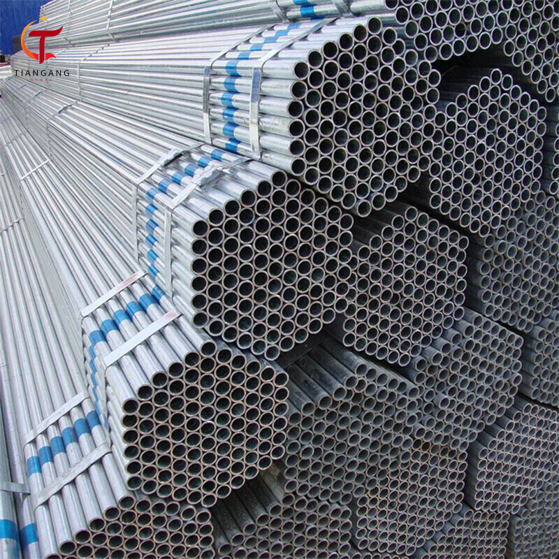 Tubo redondo de acero galvanizado Q215