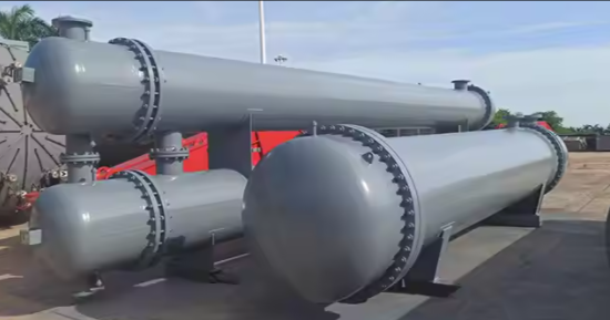 Titanium heat exchanger