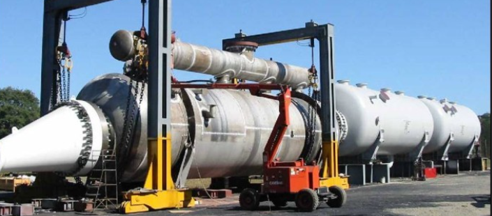 Large stainless steelsuperheater