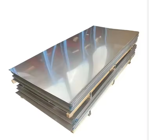 Лист/пластина из нержавеющей стали, зеркально полированная, 8 карат