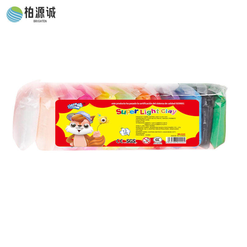 ​柏源诚多色超轻粘土儿童DIY果冻水晶泥无毒玩具软陶太空泥热卖手作泥塑粘土