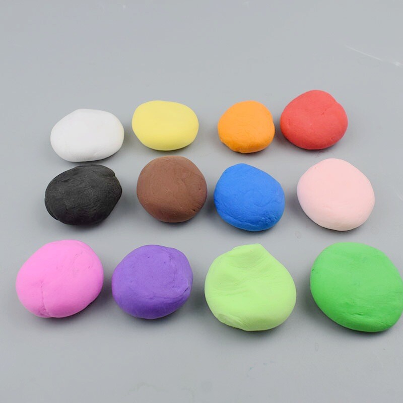 ​柏源诚高质量超轻粘土柔软儿童手工玩具棉花泥橡皮泥史莱姆套装太空泥