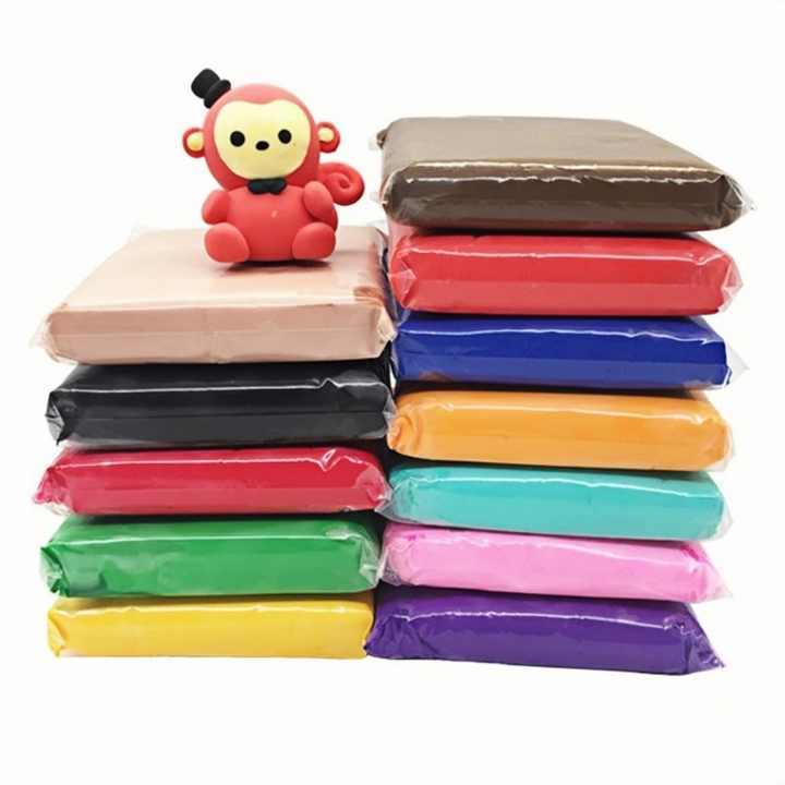 36色超轻无性别软玩偶风干聚合物粘土黏液套装为学生