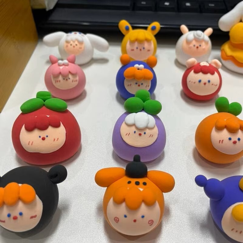 36色超轻无性别软玩偶风干聚合物粘土黏液套装为学生