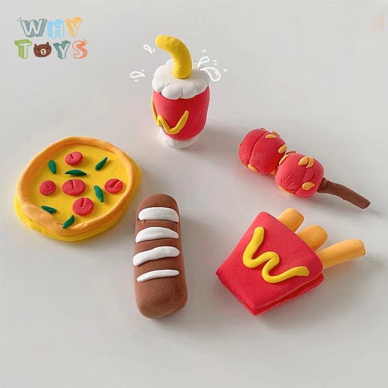 36色超轻无性别软玩偶风干聚合物粘土黏液套装为学生