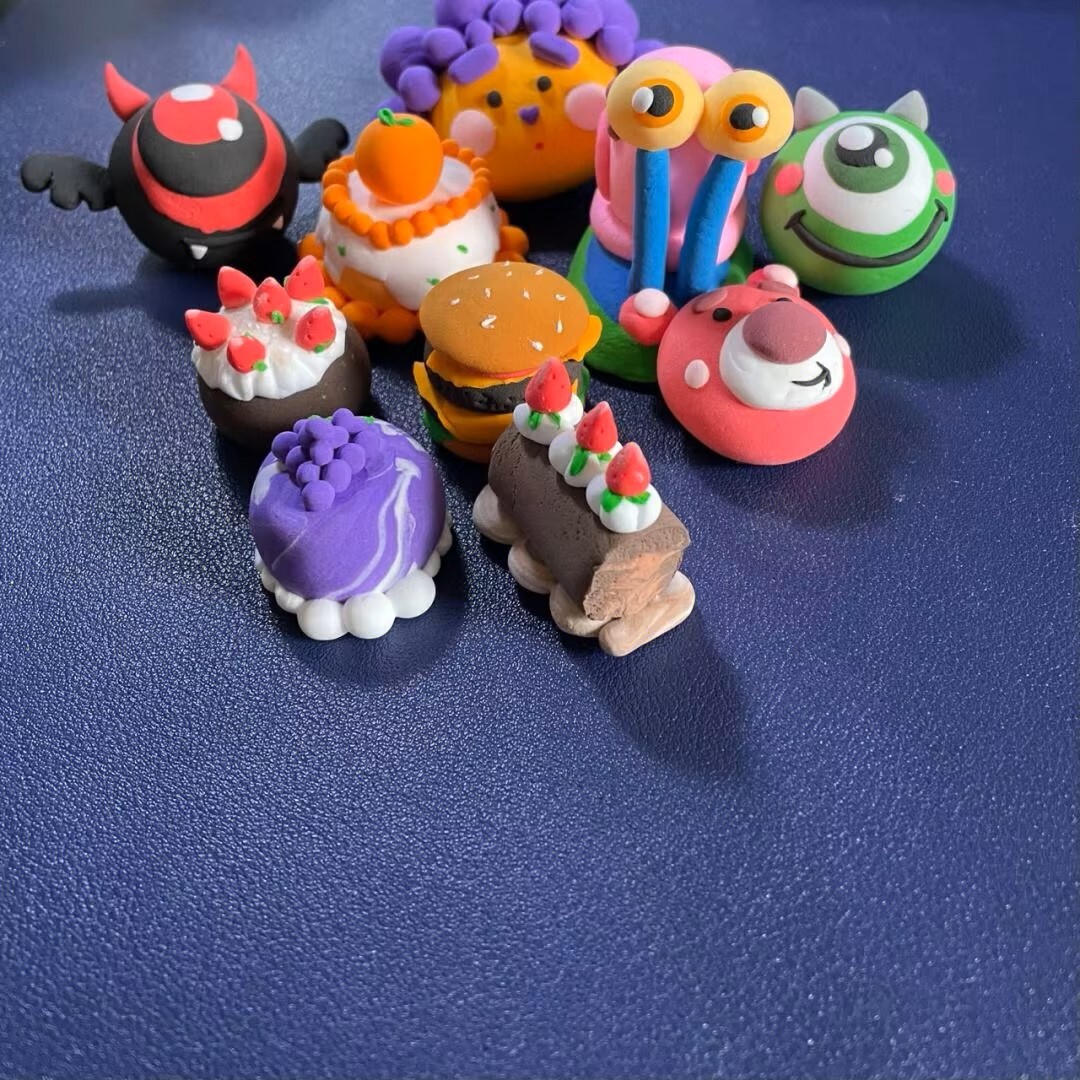 24种颜色超轻高弹性易于成型柔软的粘土泥用品Diy建模粘土软纸粘土孩子们的疯狂玩具