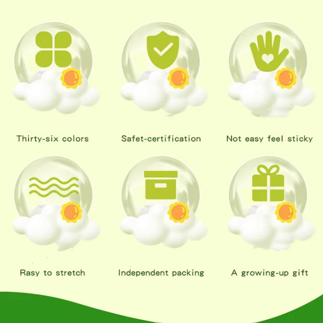 橡皮泥儿童教育DIY玩面团手工疯狂玩具免费聚合物空气干软粘土为孩子