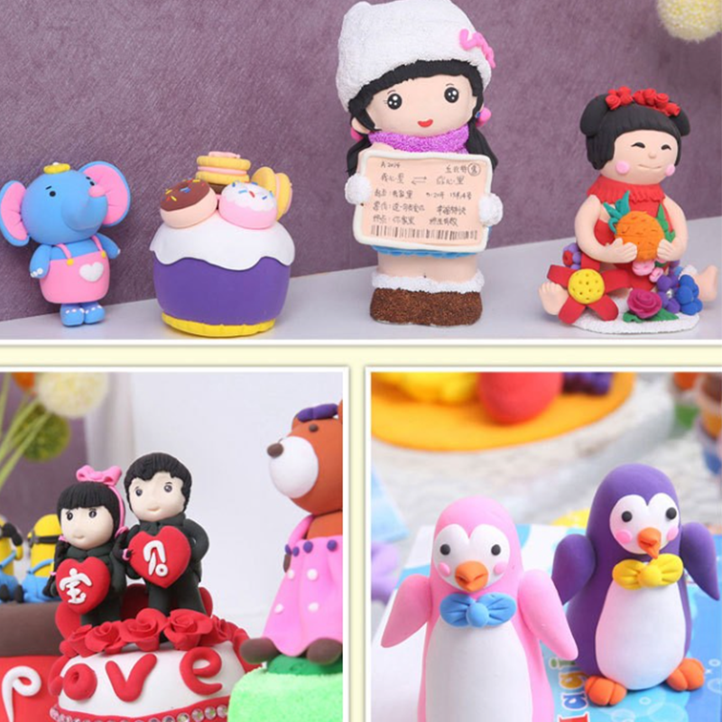 幼儿园专用手工玩具套装辅具超轻粘土疯狂玩具为儿童