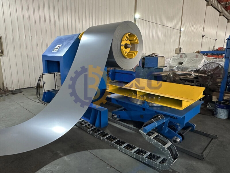 Hydraulic Decoiler With Car