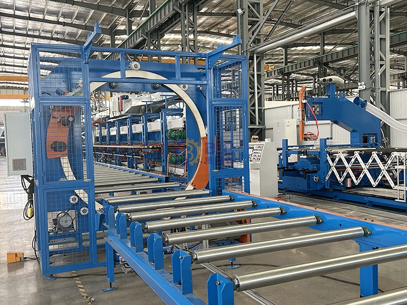 An EPS Sandwich Panel Machine (Continuous)