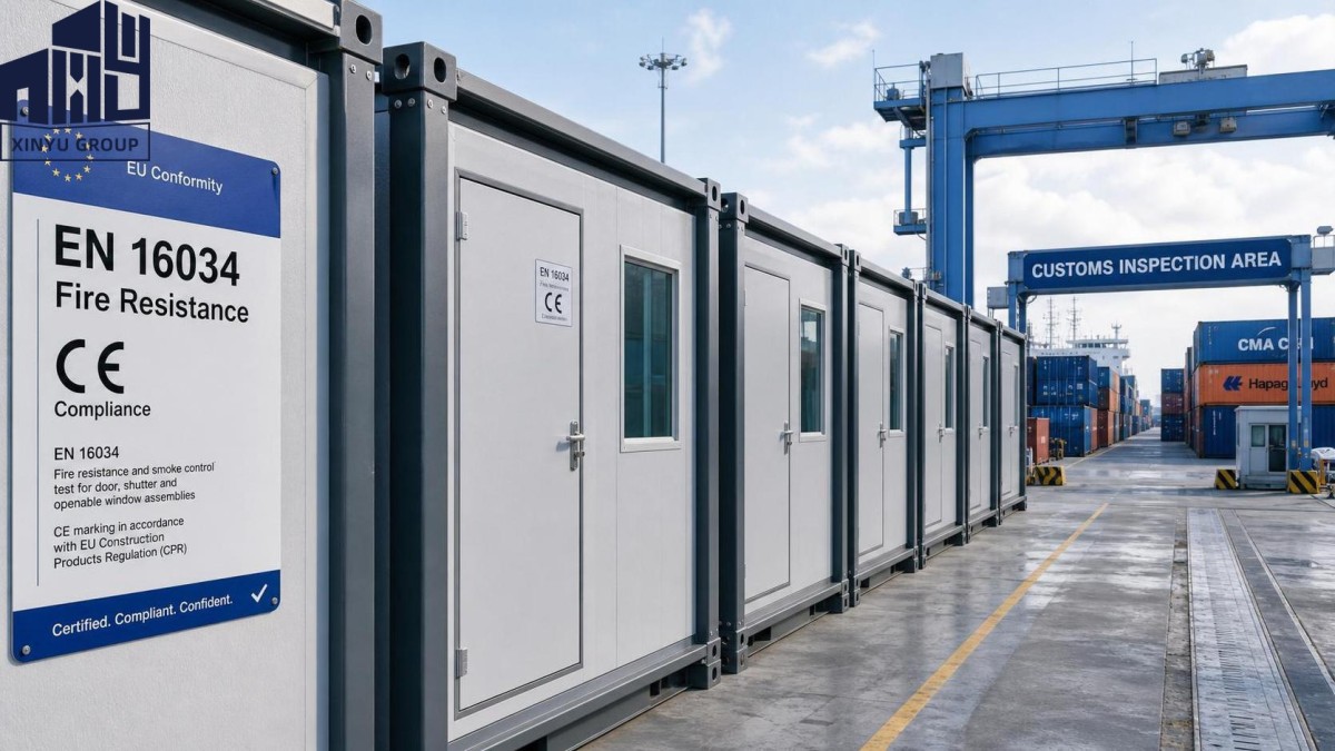 EU Fire Rule Takes Effect for Container House Imports