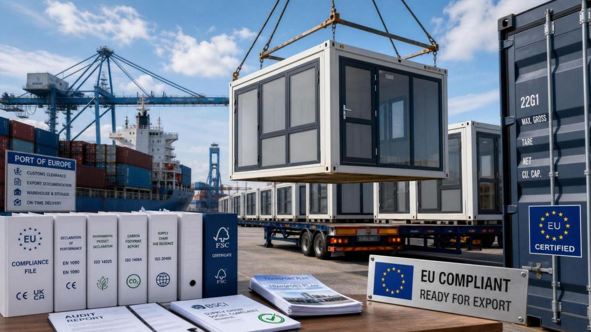 EU CSRD Rule Extends to Container House Exporters