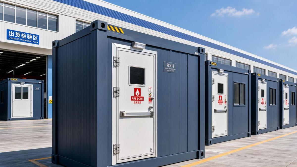 EN 16034-2:2026 in Force for Fire Doors in Container Units