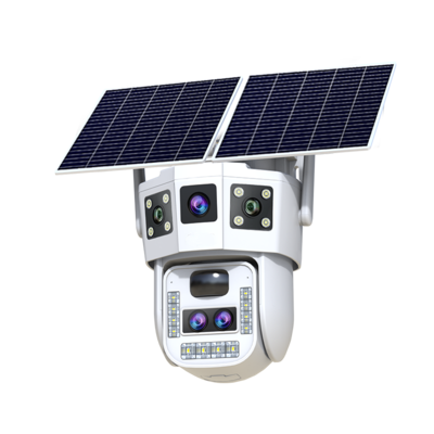 Trinocular zoom 4G solar camera