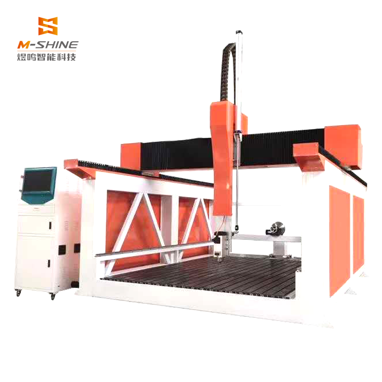 espuma de grabado de 4 ejes fresadora de madera de espuma de fabricación de moldes de madera CNC router