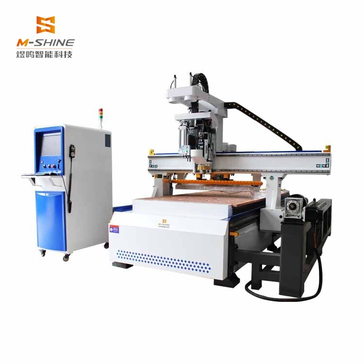 Cambio automático de herramientas 1325 ATC CNC para carpintería CNC con eje rotacional compatible con grabado 3D